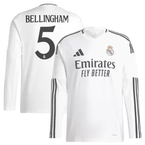 Maillot De Foot Real Madrid Jude Bellingham 5 Domicile 24/25 Manches Longues Maillot De Foot Real Madrid Jude Bellingham 5 Domicile 24/25 Manches Longues