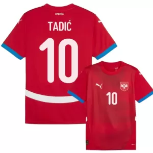 Maillot De Foot Serbie Tadic 10 Domicile Euro 2024 Maillot De Foot Serbie Tadic 10 Domicile Euro 2024