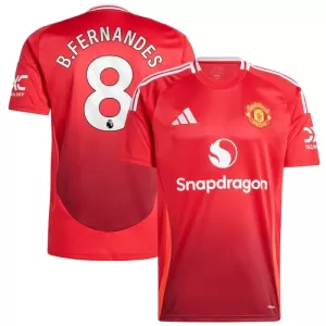 Maillot De Foot Manchester United Bruno Fernandes 8 Domicile 24/25 Maillot De Foot Manchester United Bruno Fernandes 8 Domicile 24/25