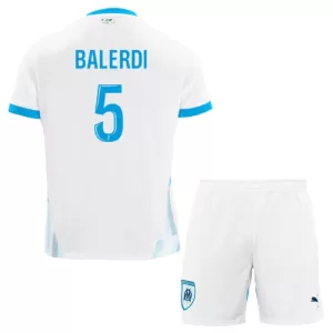 Kit De Football Olympique de Marseille Balerdi 5 Enfant Domicile 24/25 Kit De Football Olympique de Marseille Balerdi 5 Enfant Domicile 24/25