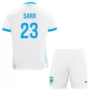 Kit De Football Olympique de Marseille Sarr 23 Enfant Domicile 24/25 Kit De Football Olympique de Marseille Sarr 23 Enfant Domicile 24/25