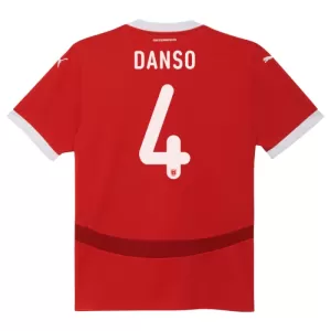 Maillot De Foot Autriche Kevin Danso 4 Domicile Euro 2024 Maillot De Foot Autriche Kevin Danso 4 Domicile Euro 2024