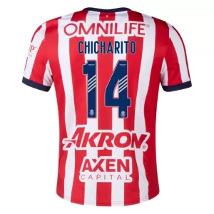 Maillot De Foot CD Guadalajara Chicharito 14 Domicile 24/25 Maillot De Foot CD Guadalajara Chicharito 14 Domicile 24/25