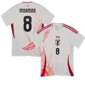Maillot De Foot Japon Minamino 8 Extérieur 24/25