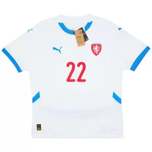 Maillot De Foot République tchèque Soucek 22 Extérieur Euro 2024