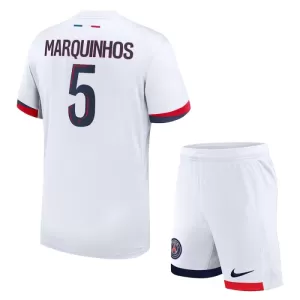 Kit De Football Paris Saint-Germain Marquinhos 5 Enfant Extérieur 24/25 Kit De Football Paris Saint-Germain Marquinhos 5 Enfant Extérieur 24/25