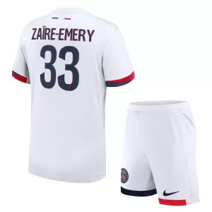 Kit De Football Paris Saint-Germain Zaire Emery 33 Enfant Extérieur 24/25 Kit De Football Paris Saint-Germain Zaire Emery 33 Enfant Extérieur 24/25