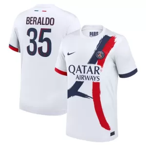 Maillot De Foot Paris Saint-Germain Lucas Beraldo 35 Extérieur 24/25 Maillot De Foot Paris Saint-Germain Lucas Beraldo 35 Extérieur 24/25