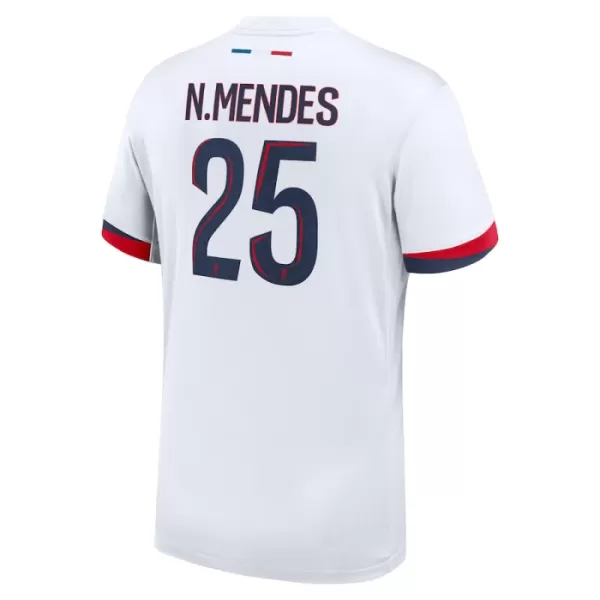 Maillot De Foot Paris Saint-Germain Nuno Mendes 25 Extérieur 24/25