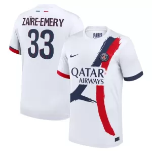 Maillot De Foot Paris Saint-Germain Zaire Emery 33 Extérieur 24/25 Maillot De Foot Paris Saint-Germain Zaire Emery 33 Extérieur 24/25