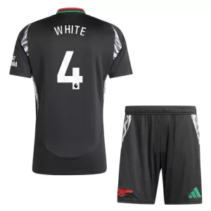 Kit De Football Arsenal White 4 Enfant Extérieur 24/25 Kit De Football Arsenal White 4 Enfant Extérieur 24/25