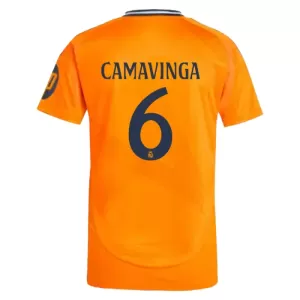 Maillot De Foot Real Madrid Eduardo Camavinga 6 Extérieur 24/25 Maillot De Foot Real Madrid Eduardo Camavinga 6 Extérieur 24/25