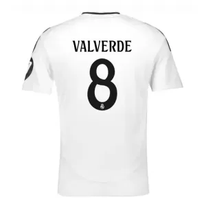 Maillot De Foot Real Madrid Federico Valverde 8 Domicile 24/25 Maillot De Foot Real Madrid Federico Valverde 8 Domicile 24/25