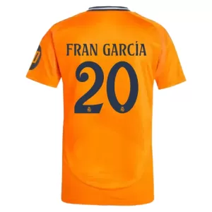 Maillot De Foot Real Madrid Fran Garcia 20 Extérieur 24/25 Maillot De Foot Real Madrid Fran Garcia 20 Extérieur 24/25