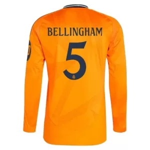 Maillot De Foot Real Madrid Jude Bellingham 5 Extérieur 24/25 Manches Longues Maillot De Foot Real Madrid Jude Bellingham 5 Extérieur 24/25 Manches Longues