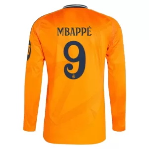 Maillot De Foot Real Madrid Kylian Mbappé 9 Extérieur 24/25 Manches Longues Maillot De Foot Real Madrid Kylian Mbappé 9 Extérieur 24/25 Manches Longues