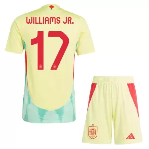 Kit De Football Espagne Williams JR 17 Enfant Extérieur Euro 2024 Kit De Football Espagne Williams JR 17 Enfant Extérieur Euro 2024