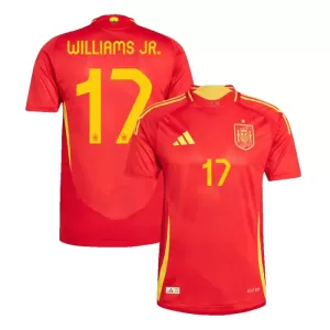 Maillot De Foot Espagne Williams JR 17 Domicile Euro 2024 Maillot De Foot Espagne Williams JR 17 Domicile Euro 2024