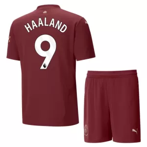 Kit De Football Manchester City Erling Haaland 9 Enfant Third 24/25