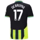 Kit De Football Manchester City Kevin De Bruyne 17 Enfant Extérieur 24/25