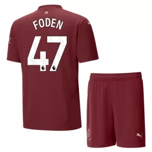 Kit De Football Manchester City Phil Foden 47 Enfant Third 24/25