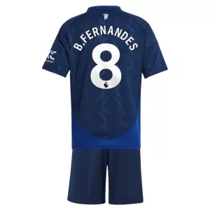 Kit De Football Manchester United Bruno Fernandes 8 Enfant Extérieur 24/25 Kit De Football Manchester United Bruno Fernandes 8 Enfant Extérieur 24/25