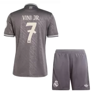 Kit De Football Real Madrid Vinicius Junior 7 Enfant Third 24/25 Kit De Football Real Madrid Vinicius Junior 7 Enfant Third 24/25