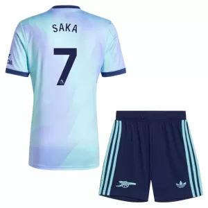 Kit De Football Arsenal Bukayo Saka 7 Enfant Third 24/25 Kit De Football Arsenal Bukayo Saka 7 Enfant Third 24/25