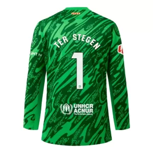 Maillot De Foot Gardien FC Barcelone Marc-André ter Stegen 1 Domicile 24/25 Manches Longues Maillot De Foot Gardien FC Barcelone Marc-André ter Stegen 1 Domicile 24/25 Manches Longues