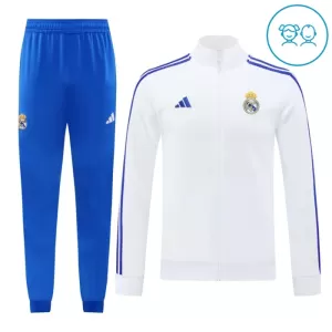 Real Madrid Enfant Ensemble Vestes d'Entraînement 24/25 Blanc Real Madrid Enfant Ensemble Vestes d'Entraînement 24/25 Blanc