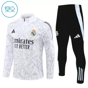Real Madrid Enfant Kit de Sweat-shirt d’entraînement 24/25 Blanc Real Madrid Enfant Kit de Sweat-shirt d’entraînement 24/25 Blanc