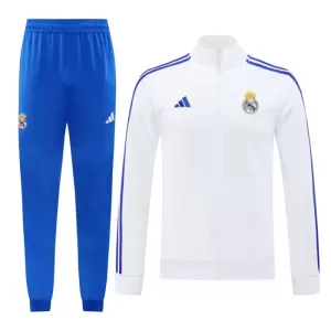 Real Madrid Ensemble Vestes d'Entraînement 24/25 Blanc Real Madrid Ensemble Vestes d'Entraînement 24/25 Blanc