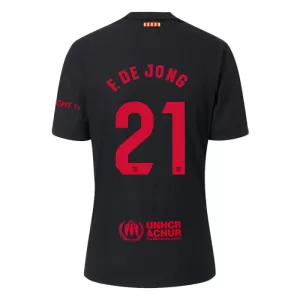 Maillot De Foot FC Barcelone Frenkie de Jong 21 Extérieur 24/25