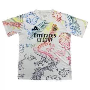 Maillot De Foot Real Madrid 24/25 Dragon Blanc Maillot De Foot Real Madrid 24/25 Dragon Blanc