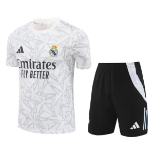 Kit De Football Real Madrid Pre-Match Enfant 24/25 Blanc Kit De Football Real Madrid Pre-Match Enfant 24/25 Blanc