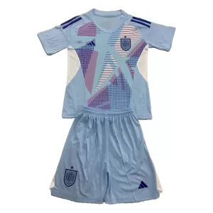 Kit De Football Gardien Espagne Enfant Euro 2024 Bleu Kit De Football Gardien Espagne Enfant Euro 2024 Bleu