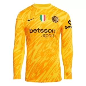 Maillot De Foot Gardien Inter Milan 24/25 Manches Longues Jaune Maillot De Foot Gardien Inter Milan 24/25 Manches Longues Jaune