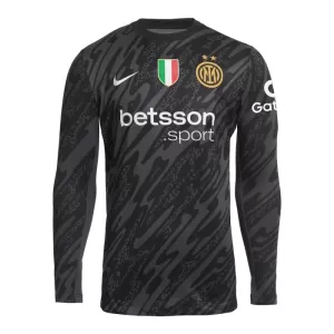 Maillot De Foot Gardien Inter Milan 24/25 Manches Longues Noir Maillot De Foot Gardien Inter Milan 24/25 Manches Longues Noir