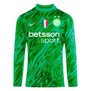 Maillot De Foot Gardien Inter Milan 24/25 Manches Longues Vert Maillot De Foot Gardien Inter Milan 24/25 Manches Longues Vert