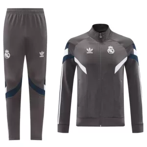 Real Madrid Ensemble Vestes d'Entraînement 24/25 Gris Real Madrid Ensemble Vestes d'Entraînement 24/25 Gris
