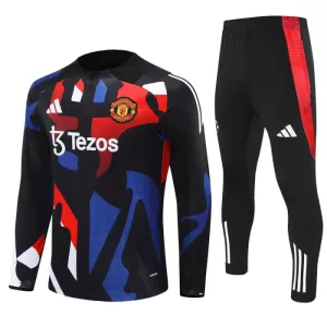 Manchester United Kit de Sweat-shirt d’entraînement 24/25 Noir