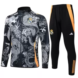 Real Madrid Ensemble Vestes d'Entraînement 24/25 Dragon Noir Real Madrid Ensemble Vestes d'Entraînement 24/25 Dragon Noir