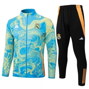 Real Madrid Ensemble Vestes d'Entraînement 24/25 Dragon Vert Real Madrid Ensemble Vestes d'Entraînement 24/25 Dragon Vert
