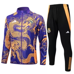 Real Madrid Ensemble Vestes d'Entraînement 24/25 Dragon Violet Real Madrid Ensemble Vestes d'Entraînement 24/25 Dragon Violet