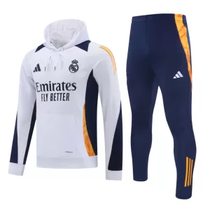 Real Madrid Kit sweat-shirt d'entraînement à capuche 24/25 Blanc Real Madrid Kit sweat-shirt d'entraînement à capuche 24/25 Blanc