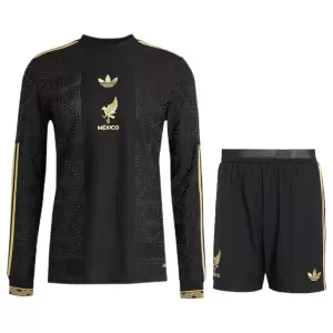 Kit De Football Mexique Enfant 24/25 Manches Longues Noir - Spécial
