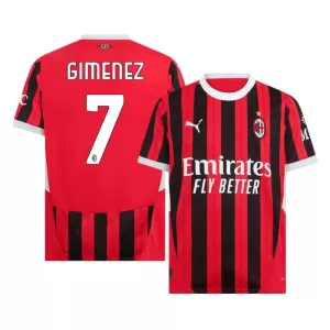 Maillot De Foot Milan AC Santiago Gimenez 7 Domicile 24/25