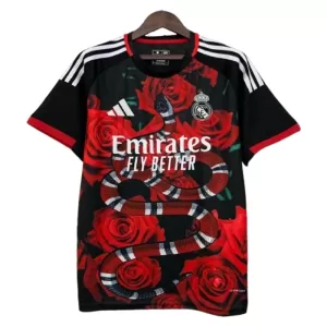 Maillot De Foot Real Madrid x Rose 24/25 Rouge - Spécial Maillot De Foot Real Madrid x Rose 24/25 Rouge - Spécial
