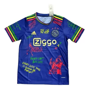 Maillot De Foot Ajax Amsterdam x Bob Marley 24/25 Bleu Maillot De Foot Ajax Amsterdam x Bob Marley 24/25 Bleu