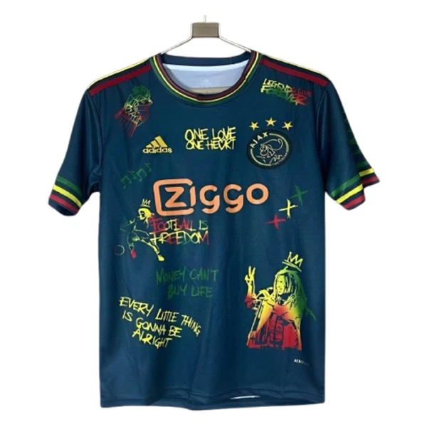 Maillot De Foot Ajax Amsterdam x Bob Marley 24/25 Navy Maillot De Foot Ajax Amsterdam x Bob Marley 24/25 Navy